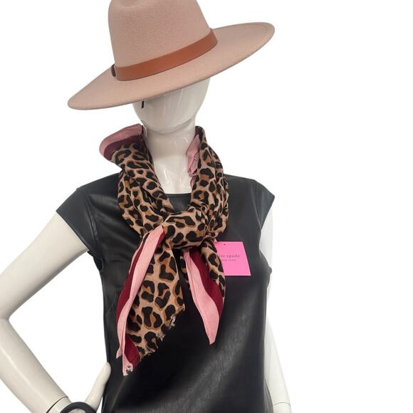 Kate Spade Scarf Big Cat Oblong - Picture 1 of 4